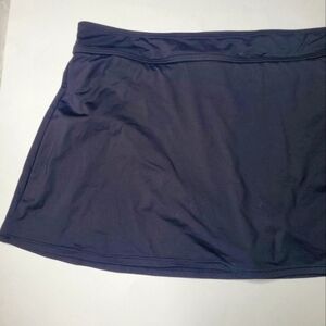 Anne Cole Black Swim Skirt 18W